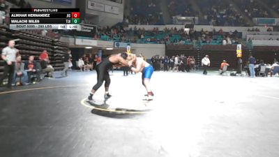 285 lbs Round Of 16 - Alikhar Hernandez, James Island vs Malachi Miles, TL Hanna