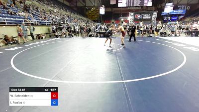 132 lbs Cons 64 #2 - William Schneider, MN vs Ian Avalos, ID