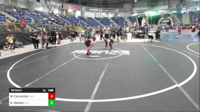 100 lbs Rr Rnd 2 - Micheal Cervantes, Toppenish USA Wrestling vs Blake Mestas, Valley WC