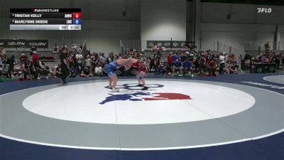 76 lbs Cons. Semis - Tristan Kelly, Army (WCAP) vs Marlynne Deede, Laker Wrestling Club