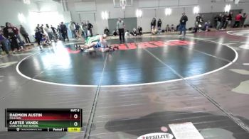 285 lbs Champ. Round 1 - Carter Vanek, Lakeland High School vs Daemion Austin, Pullman