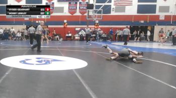 114 lbs Quarterfinal - Ryder Gearhart, Keystone Oaks vs Bobby Lemley, Bentworth