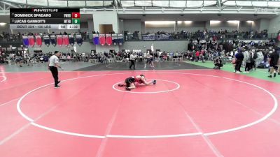 150 lbs Quarterfinal - Dominick Spadaro, Fairfield Warde vs Lucas Gannotti, Waterford