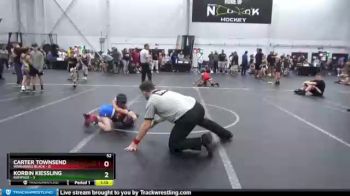 52 lbs Round 3 (4 Team) - Korbin Kiessling, Rampage vs Carter Townsend, Warhawks Black