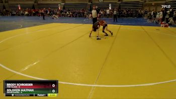70 lbs Semis & 1st Wrestleback (8 Team) - Brody Schroeder, Pine Island vs Solomon Aultman, Grand Rapids