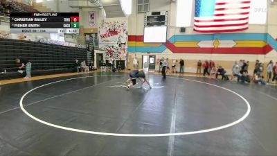 144 lbs Quarterfinal - Christian Bailey, Thunder Basin vs Fisher Smith, Campbell County