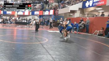 A - 132 lbs Cons. Round 1 - Max Holdorff, Havre vs Jeremiah Thomas, Libby / Troy