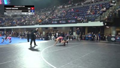 115 lbs 1st Place Match - Brody Brown, Team PA vs Davis Westendorf, Immortal Athletic WC