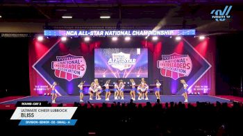 Ultimate Cheer Lubbock - Bliss [2025 L3 Senior - D2 - Small - A Day 2] 2025 NCA All-Star National Championship