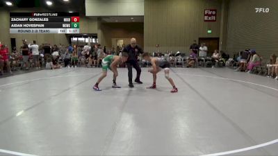 108 lbs Round 2 (8 Team) - Zachary Gonzales, North DeSoto Blue WA vs Aidan Hovespain, Williamson County WC