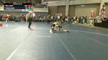114 Championship Bracket Cons. Round 7 - Will Ross, Oconomowoc vs Owen Zabel, Plainview Elgin Millville