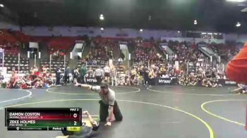 60 lbs Semis & 1st Wrestleback (8 Team) - Zeke Holmes, Pine River vs Damon Coston, Belding Black Knights