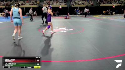 125 lbs Round 1 - Bella Cox, Smithsburg vs Lila Nolan, South River