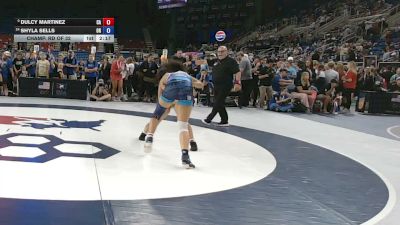 140 lbs Champ. Rd Of 32 - Dulcy Martinez, California vs Shyla Sells, Oregon