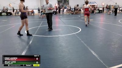 130 lbs Cons. Round 4 - Ryley Lotz, Swan Valley vs Cole Lausch, Michigan West WC