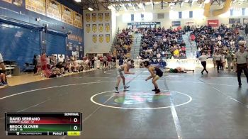 106 lbs Semifinals (8 Team) - Brock Glover, Jesuit vs David Serrano, Merritt Island