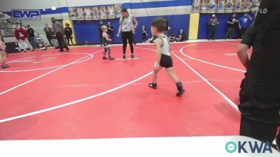 45 lbs Quarterfinal - Rhett Jenkins, Beggs Youth Wrestling Program vs Kevin Sanchez, Sperry Wrestling Club