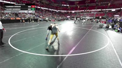 144 lbs Quarters - Oliver Sudbrink, Cadott vs Karrsen Bussan, Pardeeville