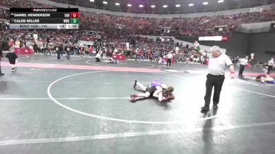 175 lbs Cons. Round 2 - Caleb Miller, Waunakee Wrestling Club vs Daniel Henderson, RT Elite Wrestling