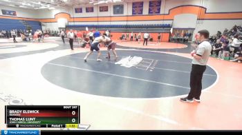 285 lbs Cons. Round 1 - Thomas Lunt, John Carroll University vs Brady Elswick, Roanoke