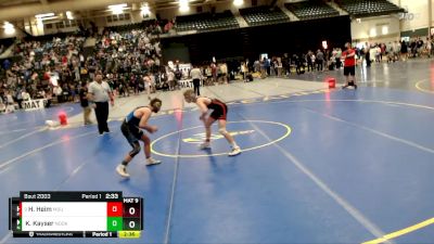 125 lbs Champ. Round 1 - Hunter Heim, Minnesota State Moorhead vs Kaul Kayser, Northeast Oklahoma