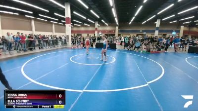 112 lbs Semifinal - Tessa Urias, ReZults Wrestling vs Ella Schmidt, Global Wrestling Club