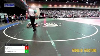 64 lbs Round Of 32 - Orlando Cruz, Red Wave Wrestling vs Luke Mascoto, FLOW Academy