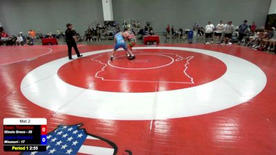 285 lbs Sean Thornton, Illinois Greco vs Jesse Romero, Missouri