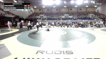 150 lbs 3rd Place - Evan Boblits, St. Mary's Ryken vs Declan Obyrne, Malvern