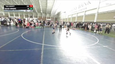 54 lbs Champ. Round 3 - Kai Leavitt, Champions Wrestling Club vs Hayes Jenkins, Preston Warriors