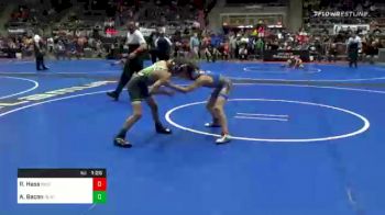 80 lbs Quarterfinal - Russ Hass, Best Trained vs Asher Bacon, Beacons