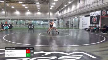 150 lbs Quarterfinal - Brandon Bauer, Elite Athletic Club DZ vs Ronan Wunsch, No Limit - IL