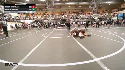 138 lbs Round Of 16 - Jacob Nicholls, HURRICANE WRESTLING ACADEMY vs Fausto Medina, Crutchmer Wrestling