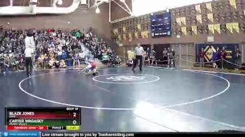 126 lbs Quarterfinal - Blaze Jones, Elko vs Carter Wagasky, Moapa Valley