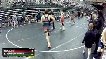 120 lbs Quarterfinals (8 Team) - Sage Steele, Iowa USA Red vs Maxwell Countryman, Team Missouri