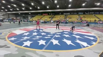 124 lbs 2nd Place Match - Jaxynn Norman, Upton Matcats vs Kinsley Armstrong, Rapid City Westside Wrestling