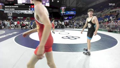 113 lbs Cons. Rd Of 64 - Nikolas Duarte, IL vs Zack Olsen, KS