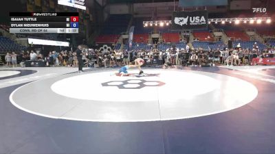 113 lbs Cons. Rd Of 64 - Isaiah Tuttle, NE vs Dylan Nieuwenhuis, MI