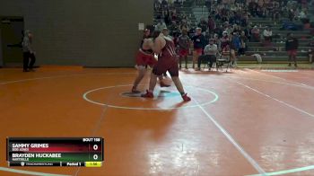 287 lbs Round 2 - Sammy Grimes, Bob Jones vs Brayden Huckabee, Hartselle