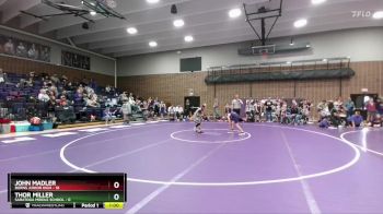 80 lbs Round 4 (6 Team) - Thor Miller, Saratoga Middle School vs John Madler, Burns Junior High