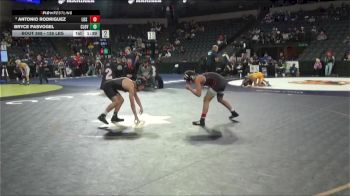 126 lbs Round Of 16 - Antonio Rodriguez, Los Gatos (CC) vs Bryce Pasvogel, Clovis North (CS)