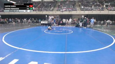 44 lbs Round Of 16 - Carter James, Teaneck vs Adonis Ferguson, Pikesville