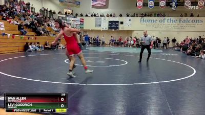 215 lbs 5th Place Match - Levi Goodrich, Century vs Ivan Allen, McMinnville