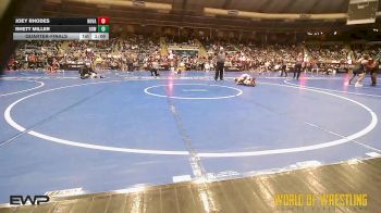 76 lbs Quarterfinal - Joey Rhodes, Nova Wrestling Club vs Rhett Miller, Greater Heights Wrestling