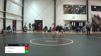 285 lbs Champ. Round 2 - Joseph Chacon, Indiana Tech vs Austin Lane, Marian University (IN)