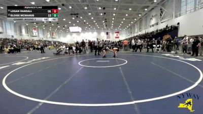 77 lbs Champ. Round 2 - Eloise McManus, South Jefferson Spartans vs Logan Randall, Club Not Listed