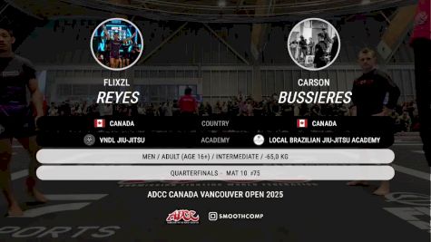 Flixzl Reyes vs Carson Bussieres 2025 ADCC Vancouver Open