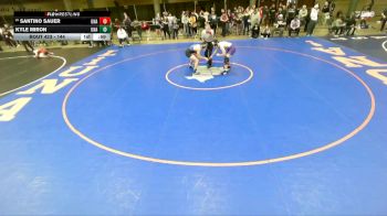 144 lbs Cons. Round 1 - Santino Sauer, Unattached vs Kyle Miron, Unattached