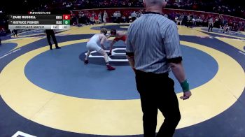 D2-106 lbs 3rd Place Match - Zane Russell, Wapakoneta vs Justuce Fisher, Beaver Local