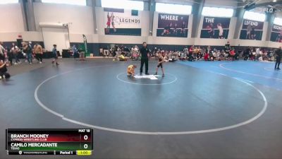 60 lbs Cons. Round 4 - Camilo Mercadante, Texas vs Branch Mooney, Cypress Wrestling Club